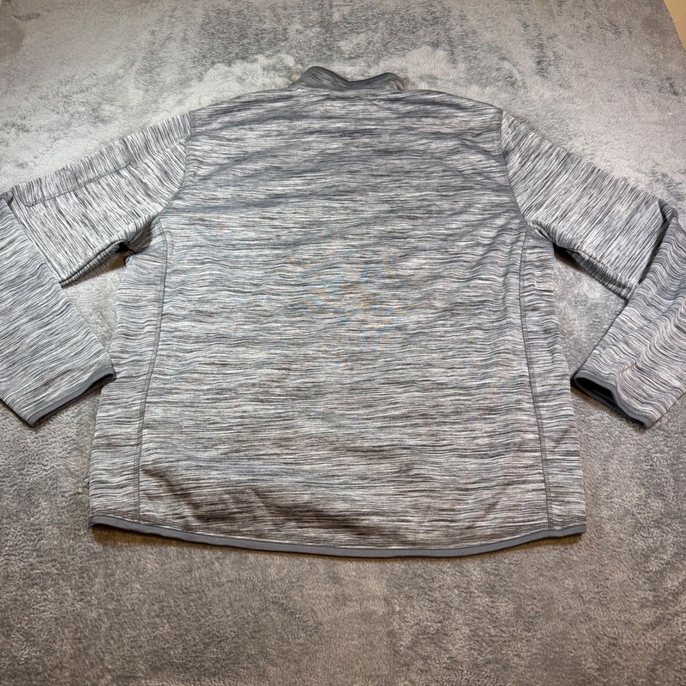 NFL Green Bay Packers Mens XL Quarter Zip Pullover Grey Space Dye Fleece Jacket - Picture 2 of 8